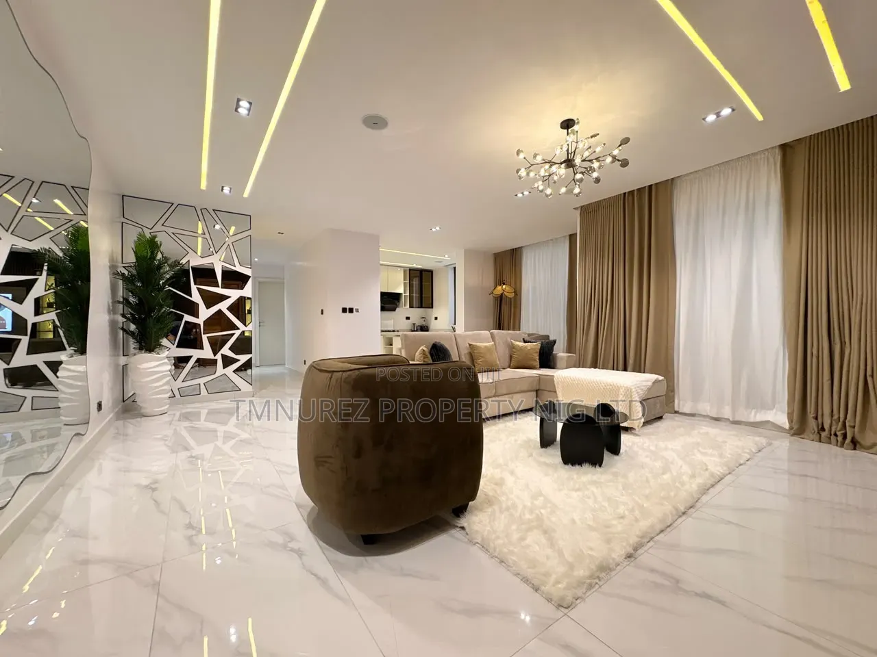 Furnished 3bdrm Apartment in Lekki Phase 1 for rent
