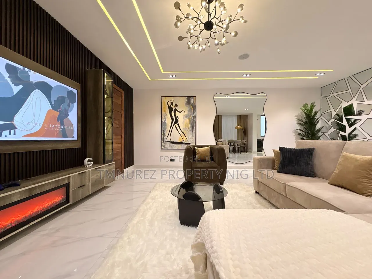 Furnished 3bdrm Apartment in Lekki Phase 1 for rent