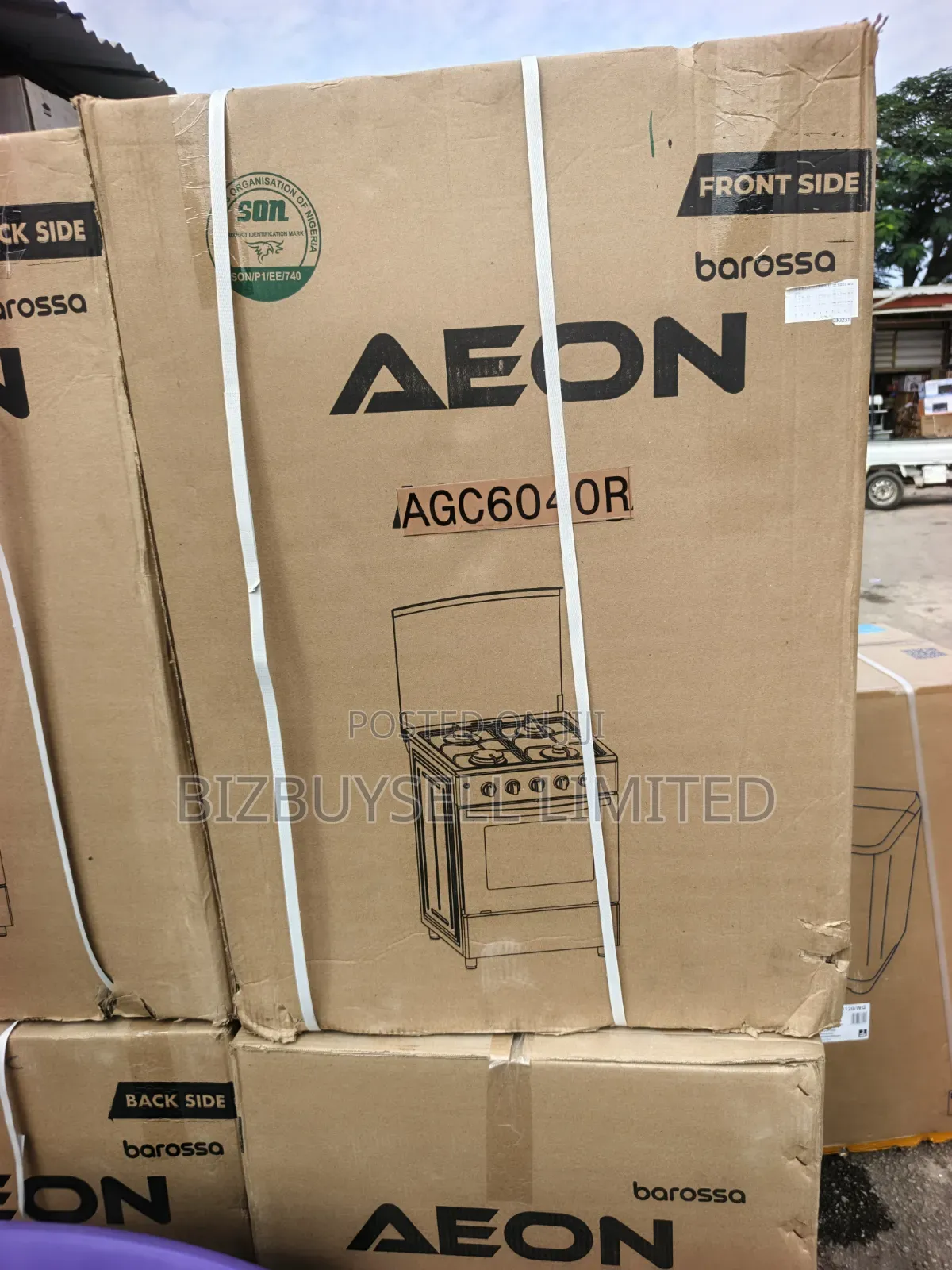 60×60cm 4-Burner Standing Gas Cooker With Oven