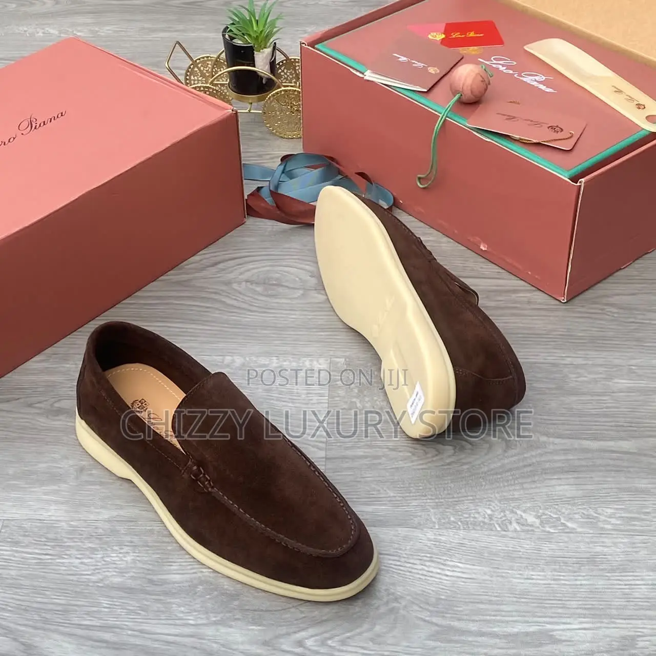 Loro Piana Quality Men Suede Shoe