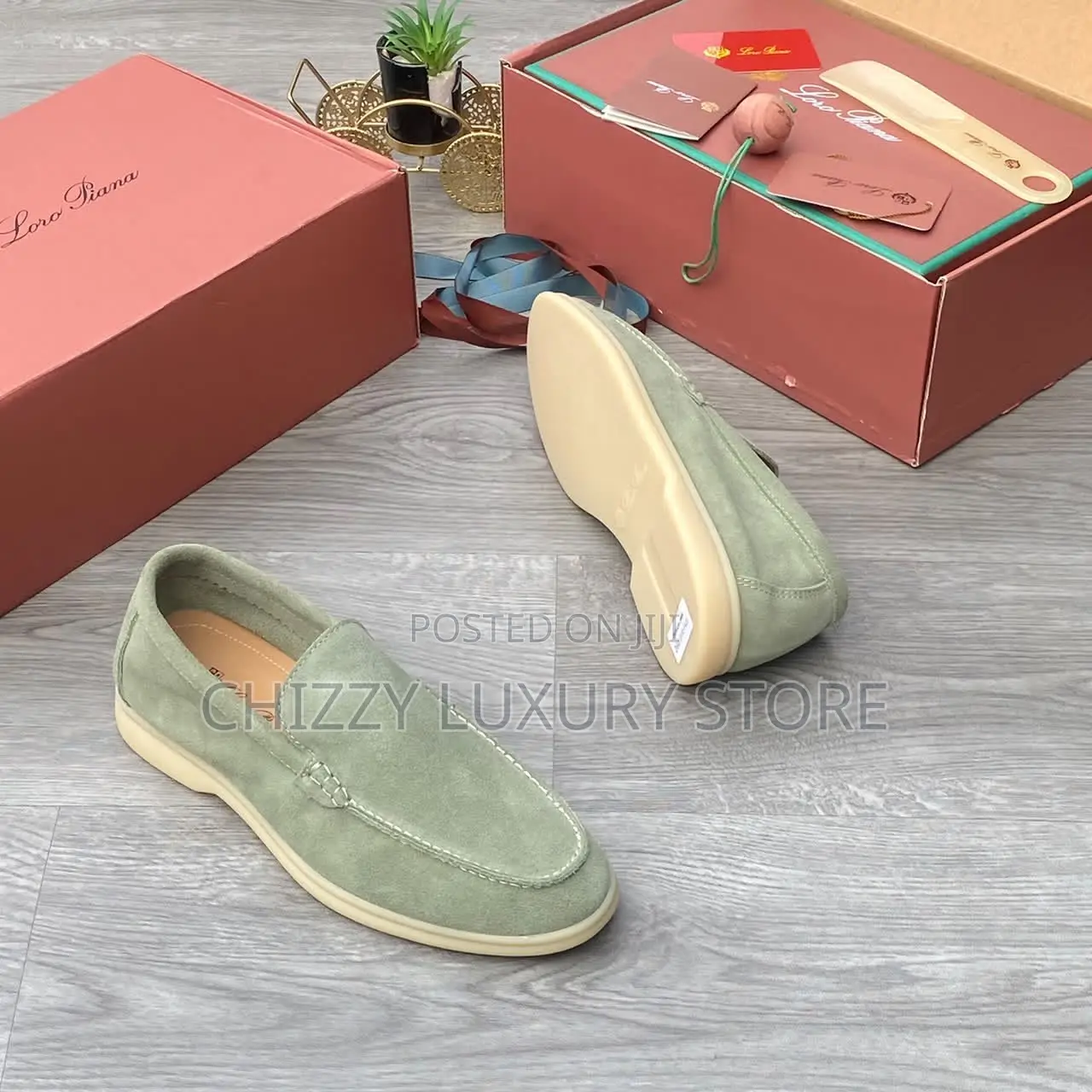 Loro Piana Quality Men Suede Shoe