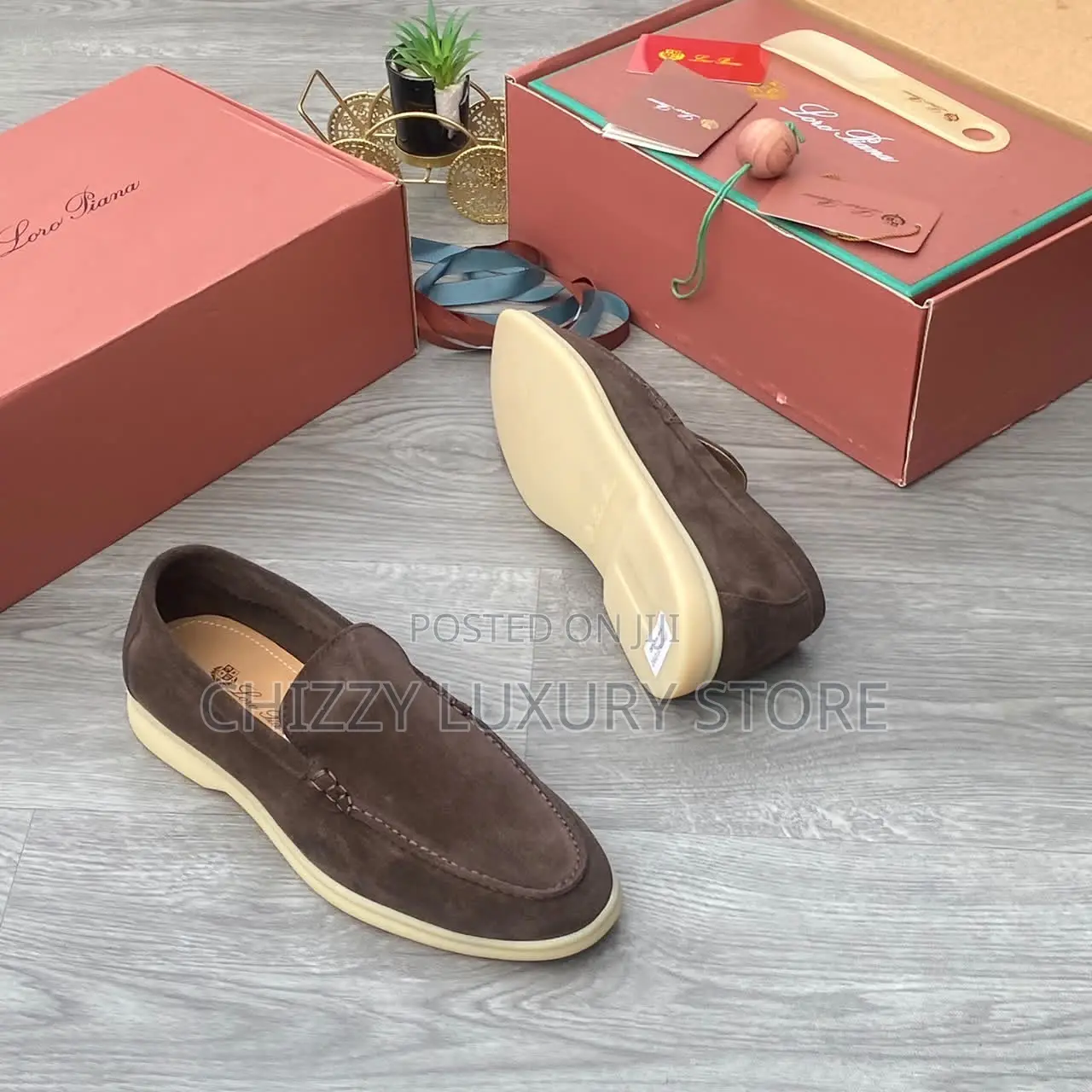 Loro Piana Quality Men Suede Shoe