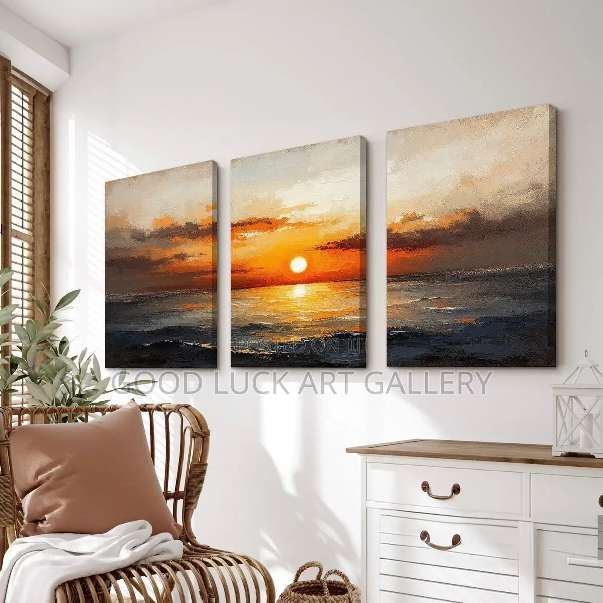 Art Set Tropical Sunset
