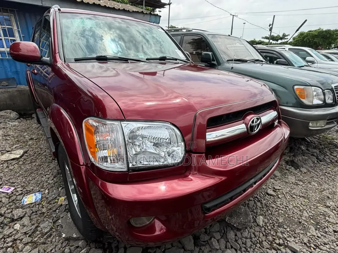 Toyota Sequoia Limited 4dr SUV 4WD (4.7L 8cyl 5A) 2007 Red