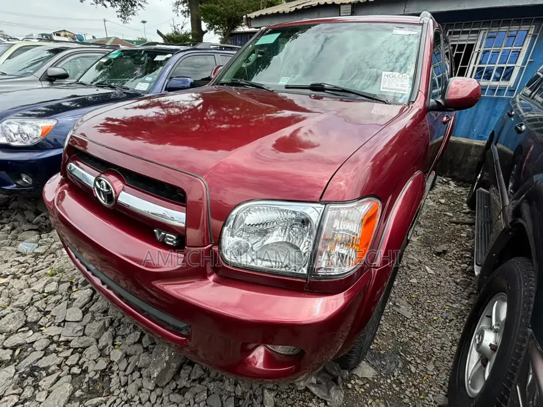 Toyota Sequoia Limited 4dr SUV 4WD (4.7L 8cyl 5A) 2007 Red