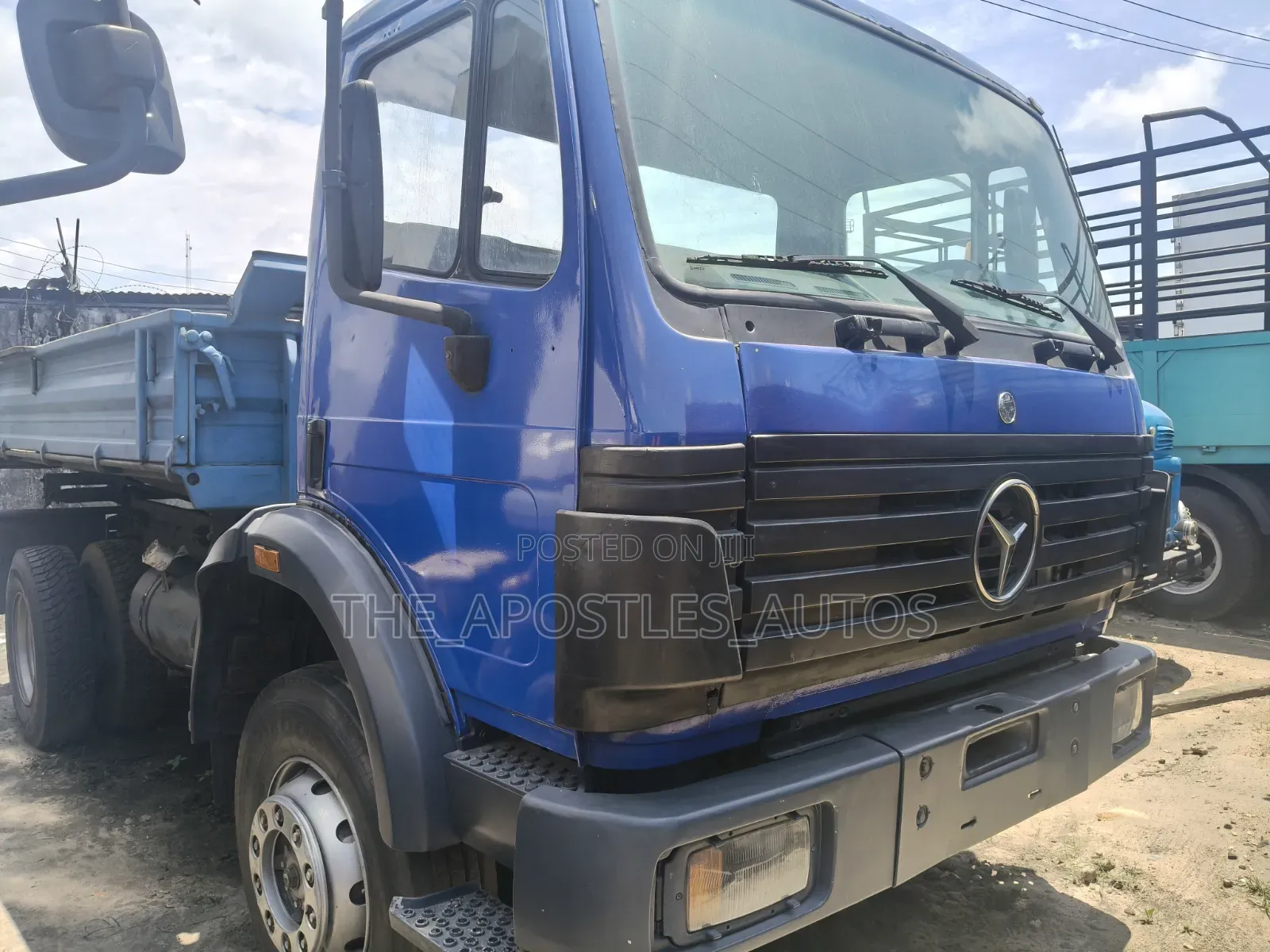 Mercedes Benz Tipper Flat Face 2007 Blue