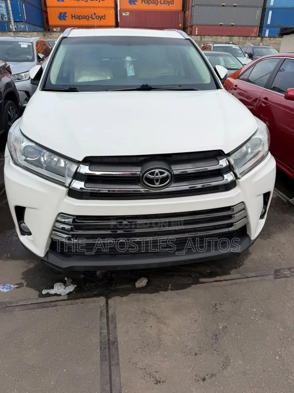 Toyota Highlander Limited V6 4x4 (3.5L 6cyl 6A) 2016 White