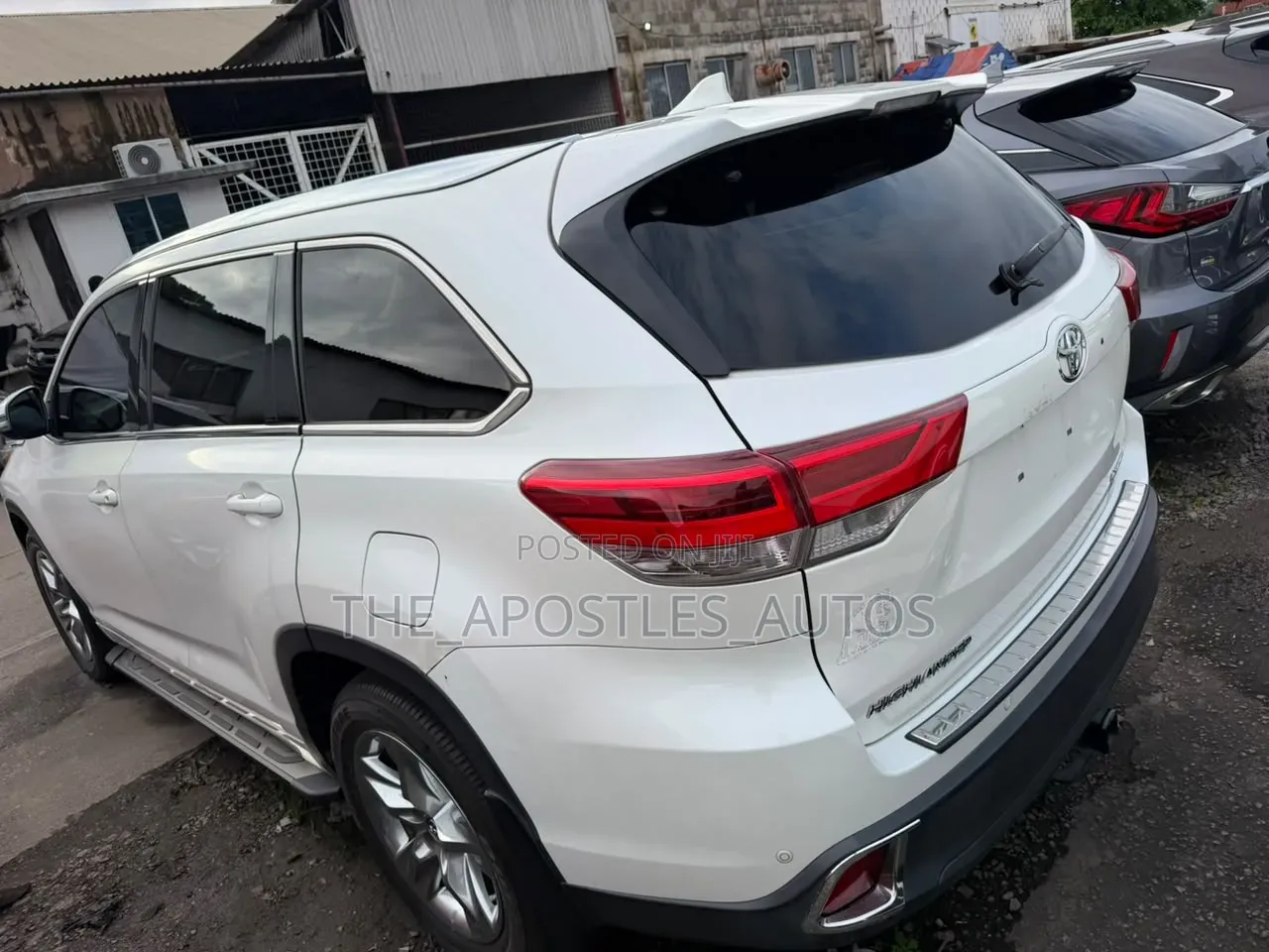 Toyota Highlander Limited V6 4x4 (3.5L 6cyl 6A) 2016 White