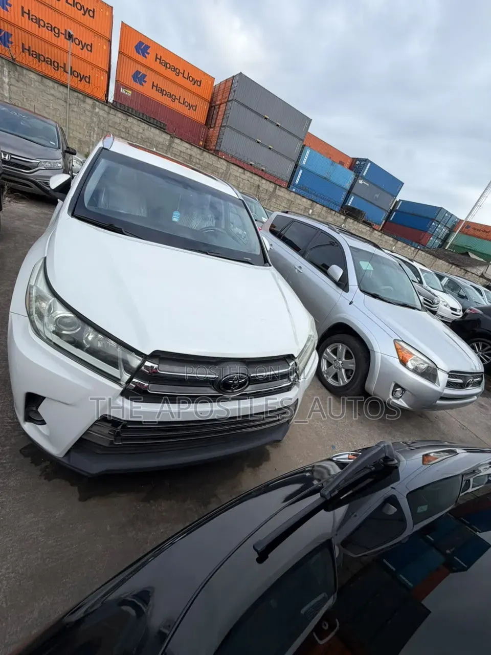 Toyota Highlander Limited 4dr SUV AWD (3.5L 6cyl 6A) 2015 White