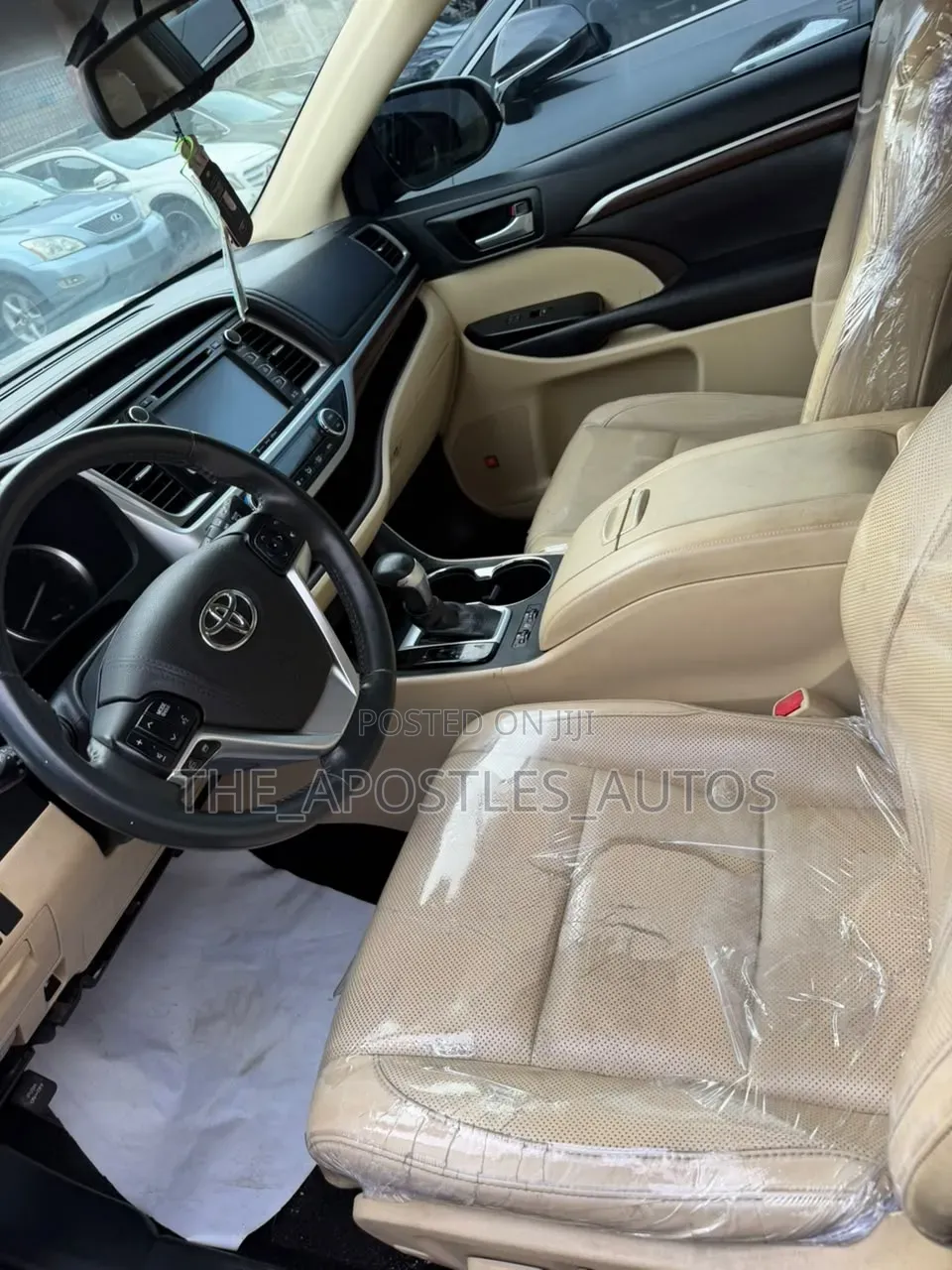 Toyota Highlander Limited 4dr SUV AWD (3.5L 6cyl 6A) 2015 White