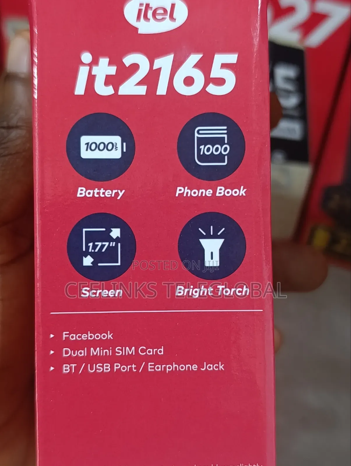New Itel it2165 Black