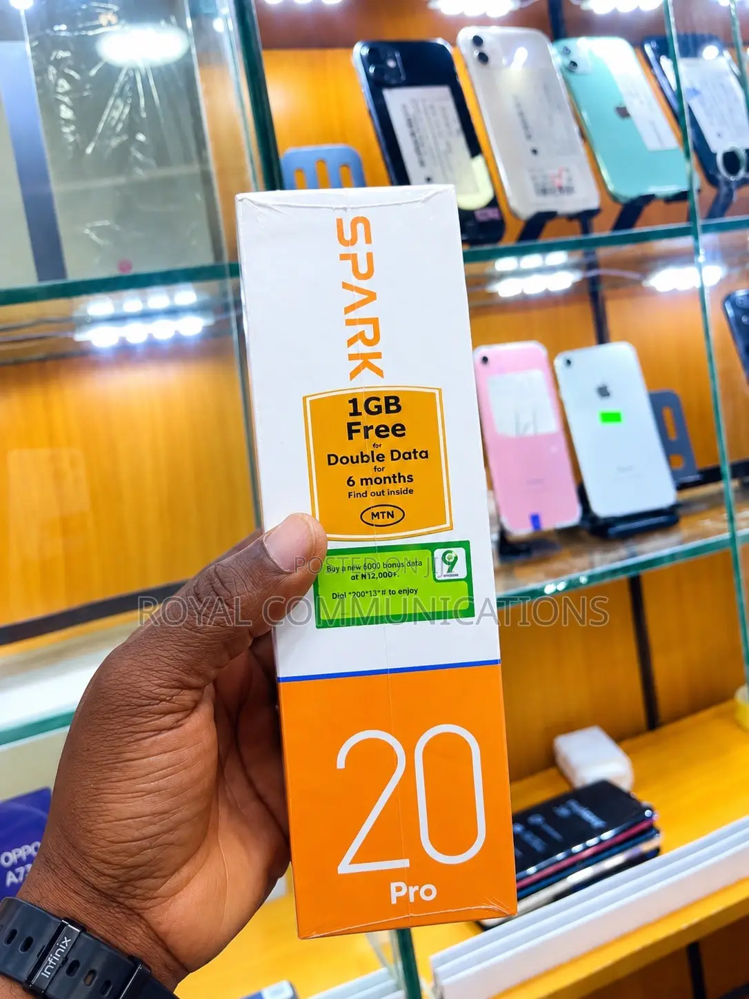 New Tecno Spark 20 Pro 256 GB Black