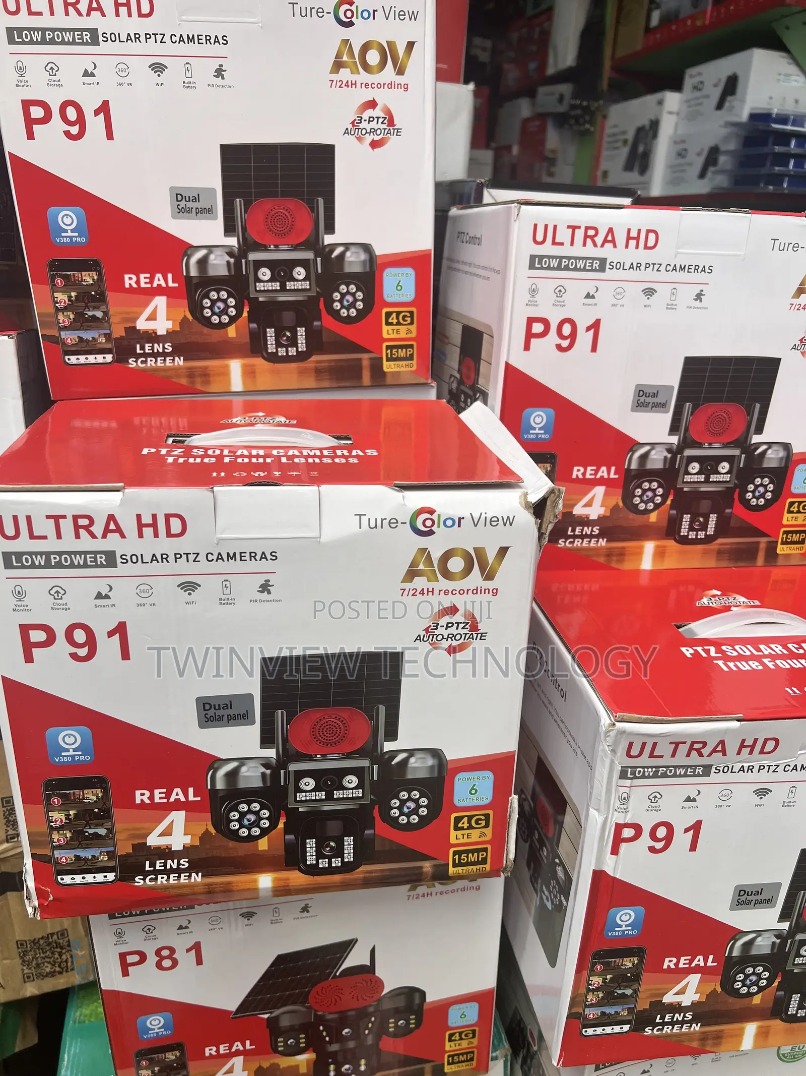 4lens Solar Camera (V380pro)