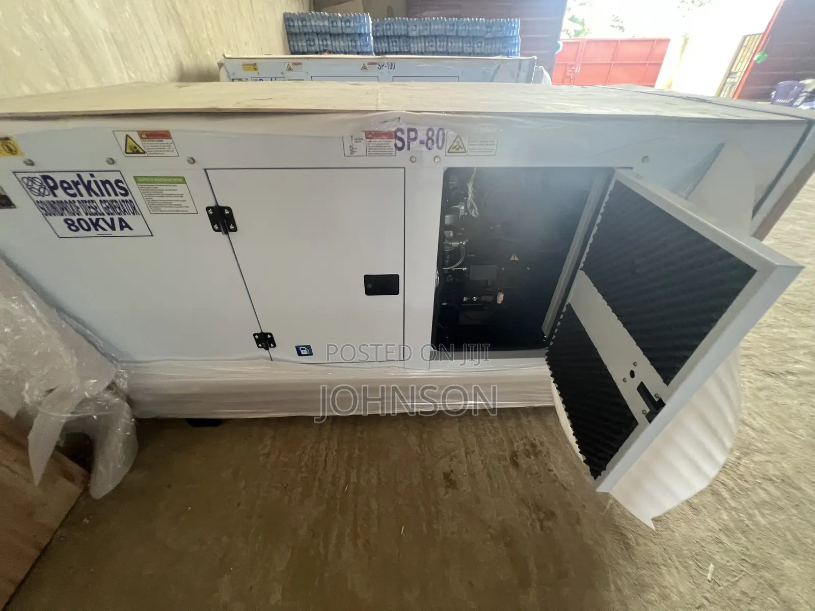 Brand New 80kva Perkins Soundproof Generator Copper
