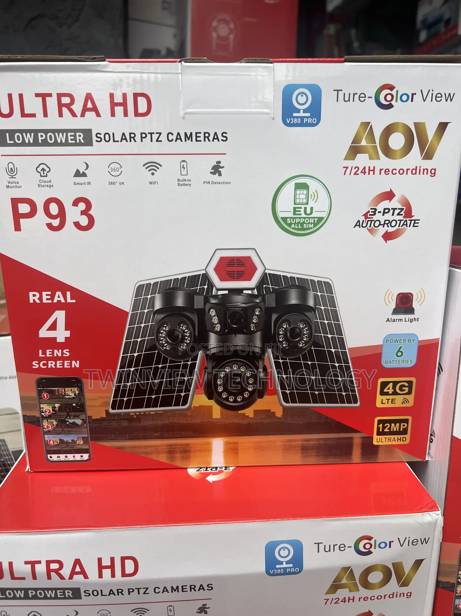 4lens Solar Camera (V380 Pro)