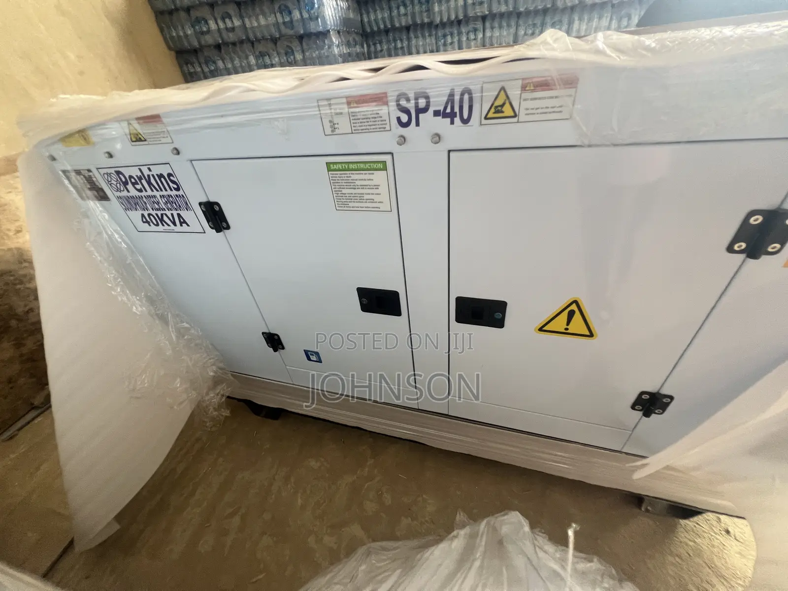 40kva Brand New Perkins Soundproof Generator, Completely Copper