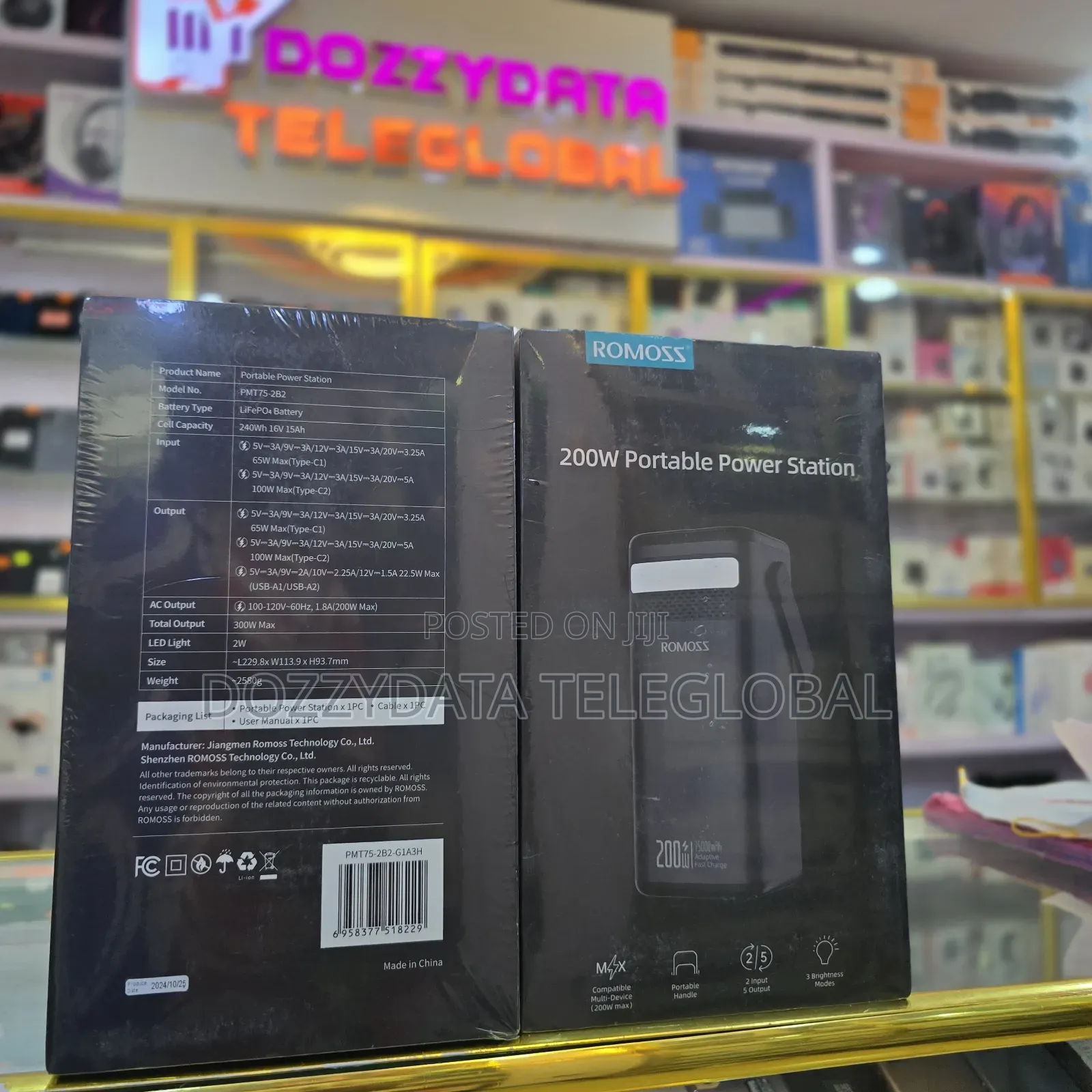 Romoss 75,000mAh 200W Portable Power Station (Model PMT75)