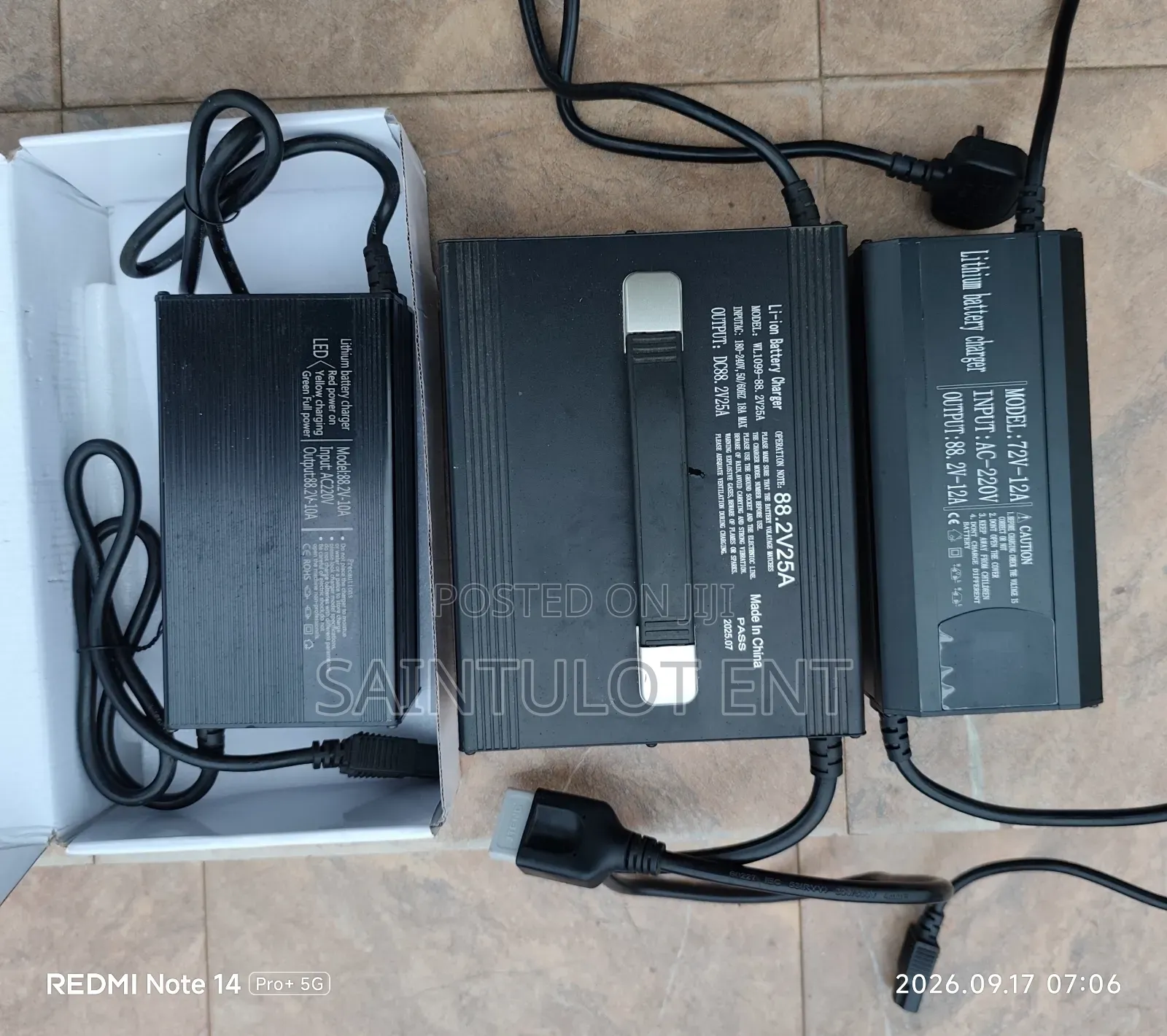Electric Bike/ Electric Motorcycle Fast Charger(72v/88.2v 10A)