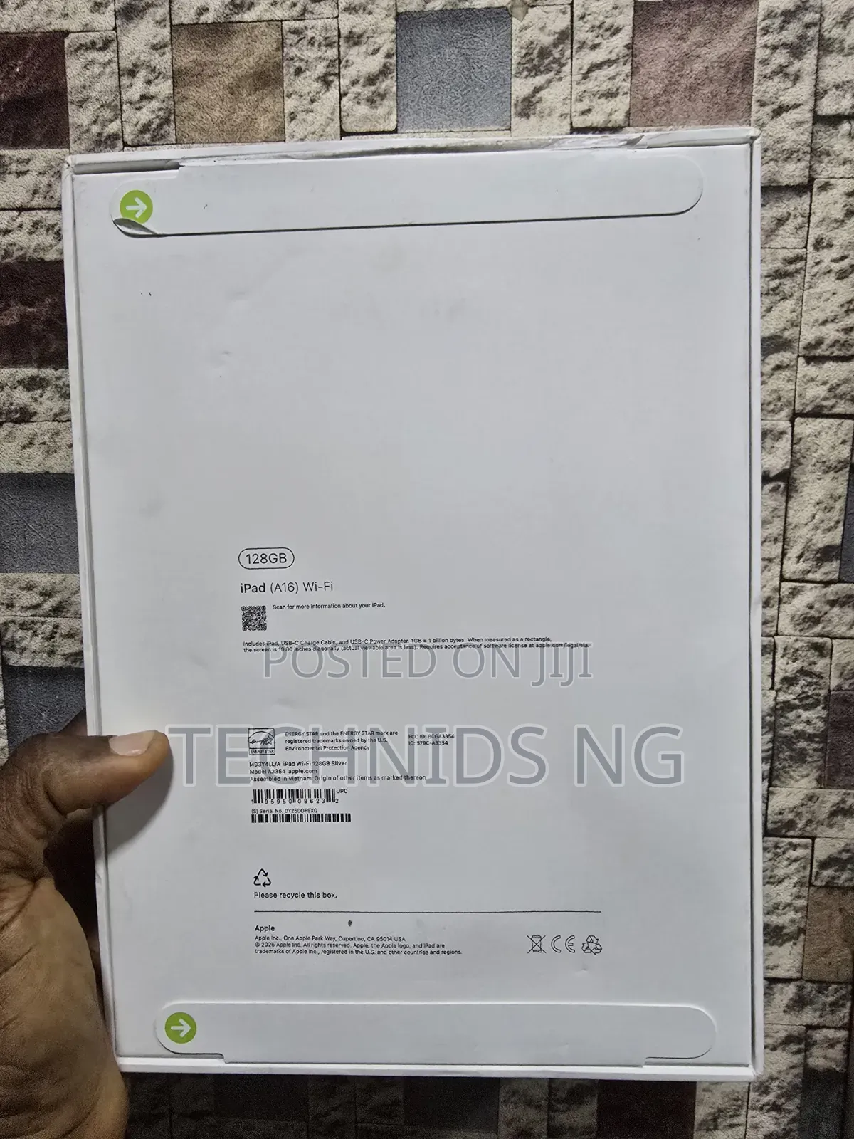 New Apple iPad (2025) 128 GB Silver