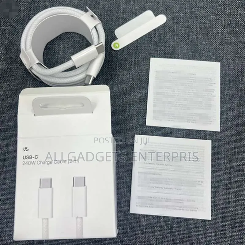 Macbook Type C to Type C Cable