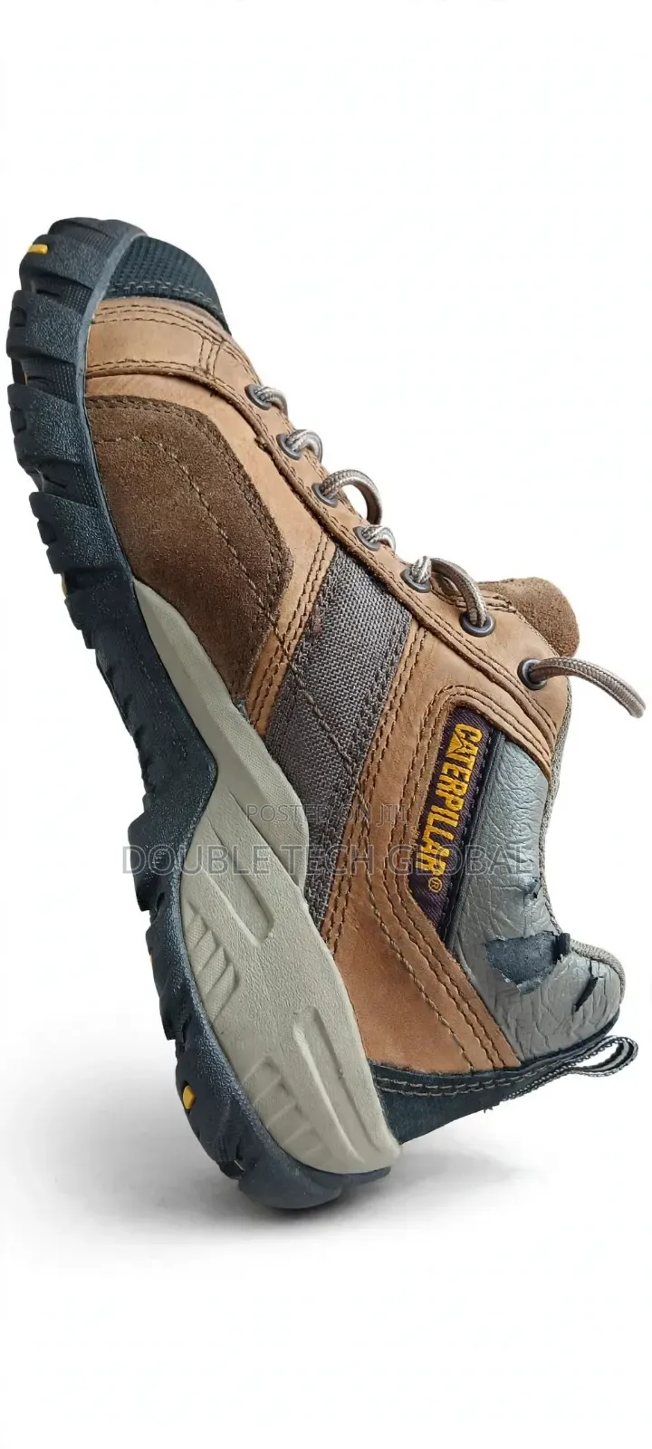 Caterpillar CAT Safety Boot Brown Leather Slip Resistant T901