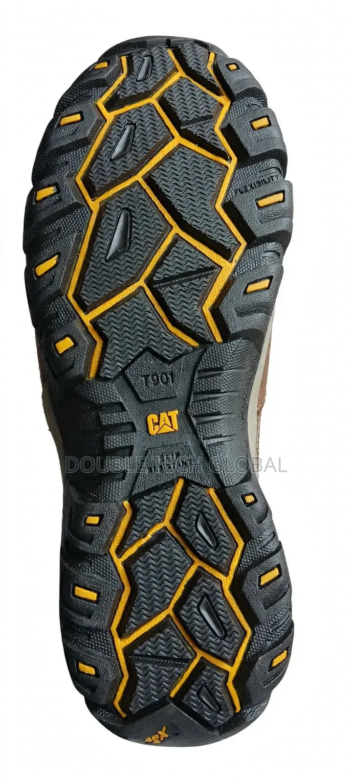 Caterpillar CAT Safety Boot Brown Leather Slip Resistant T901