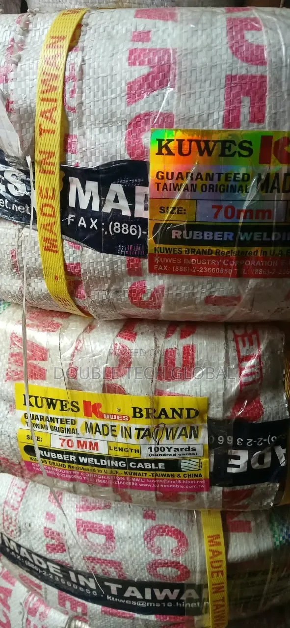 Kuwes 70MM X 80M Rubber Welding Cable - Original Taiwan - Heavy Duty