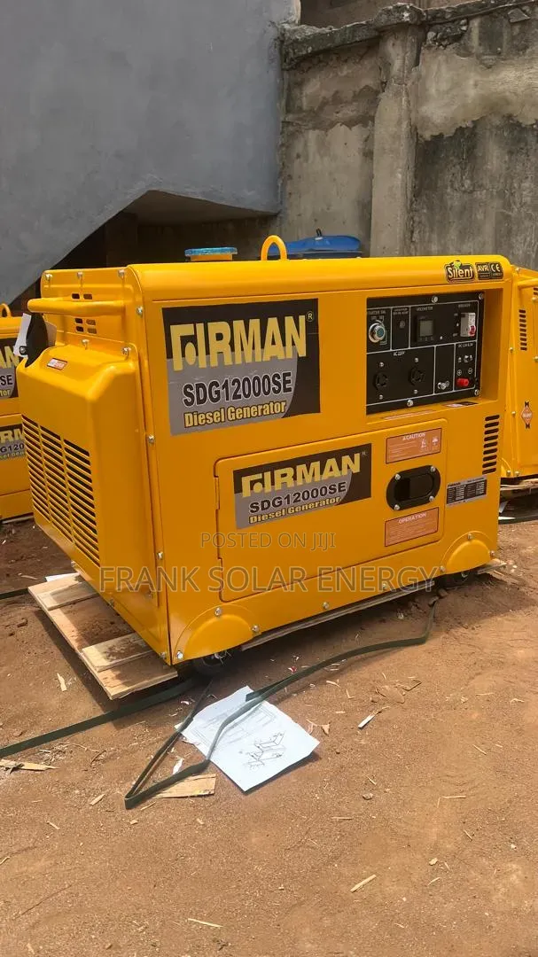 Brand New Firman Soundproof Diesel Generator 12kva %copper