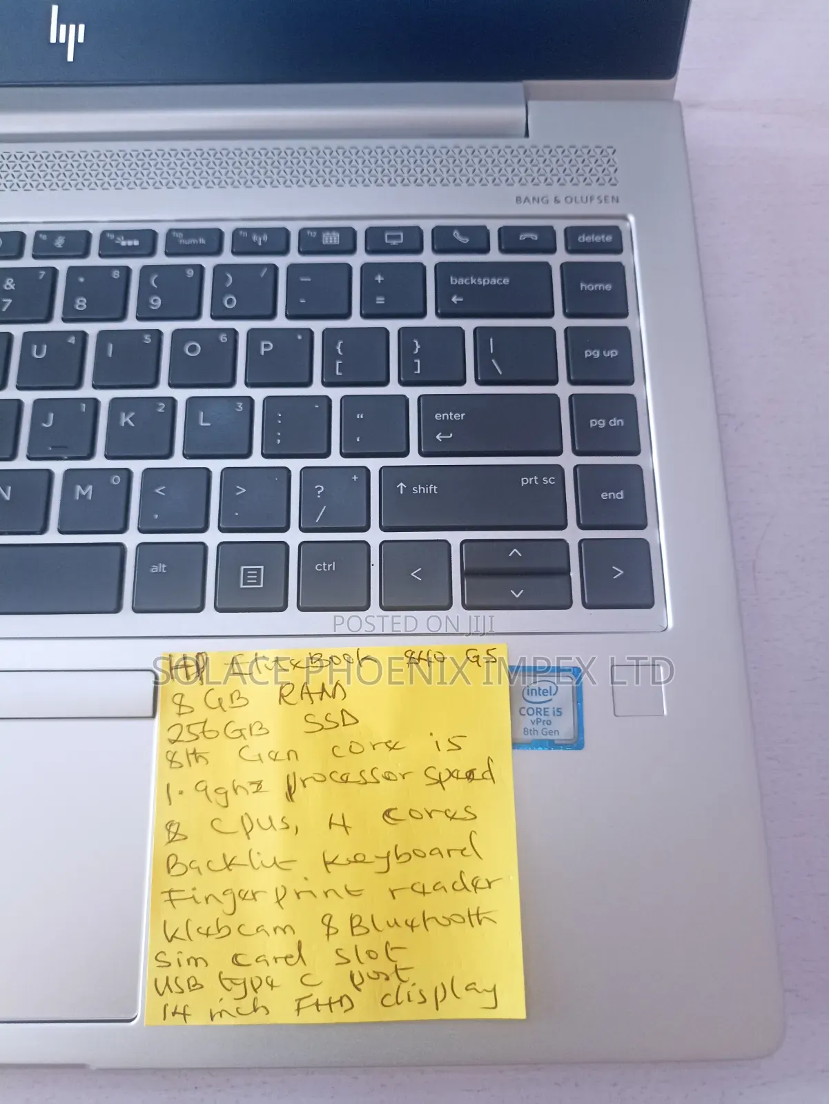 Laptop HP EliteBook 840 G5 8GB Intel Core i5 SSD 256GB