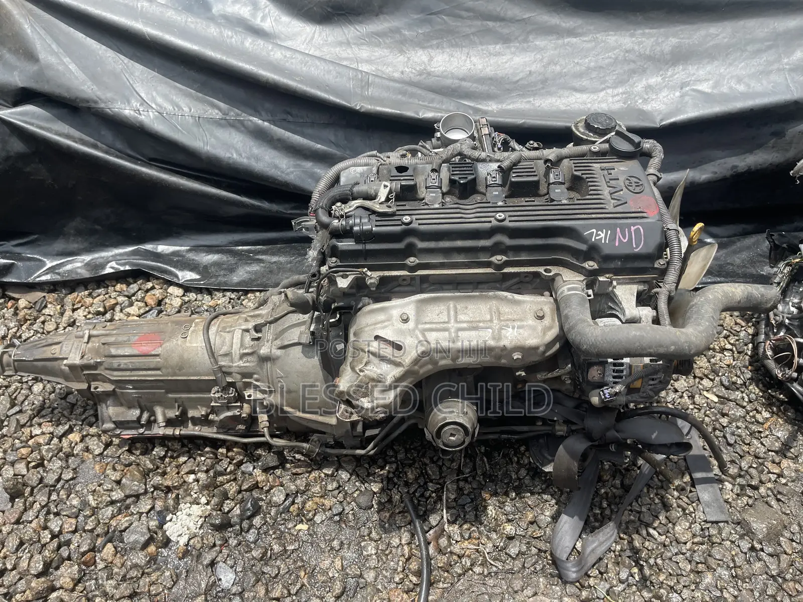 Toyota Hilux 2010 Engine and Gear Box 2tr -5pin