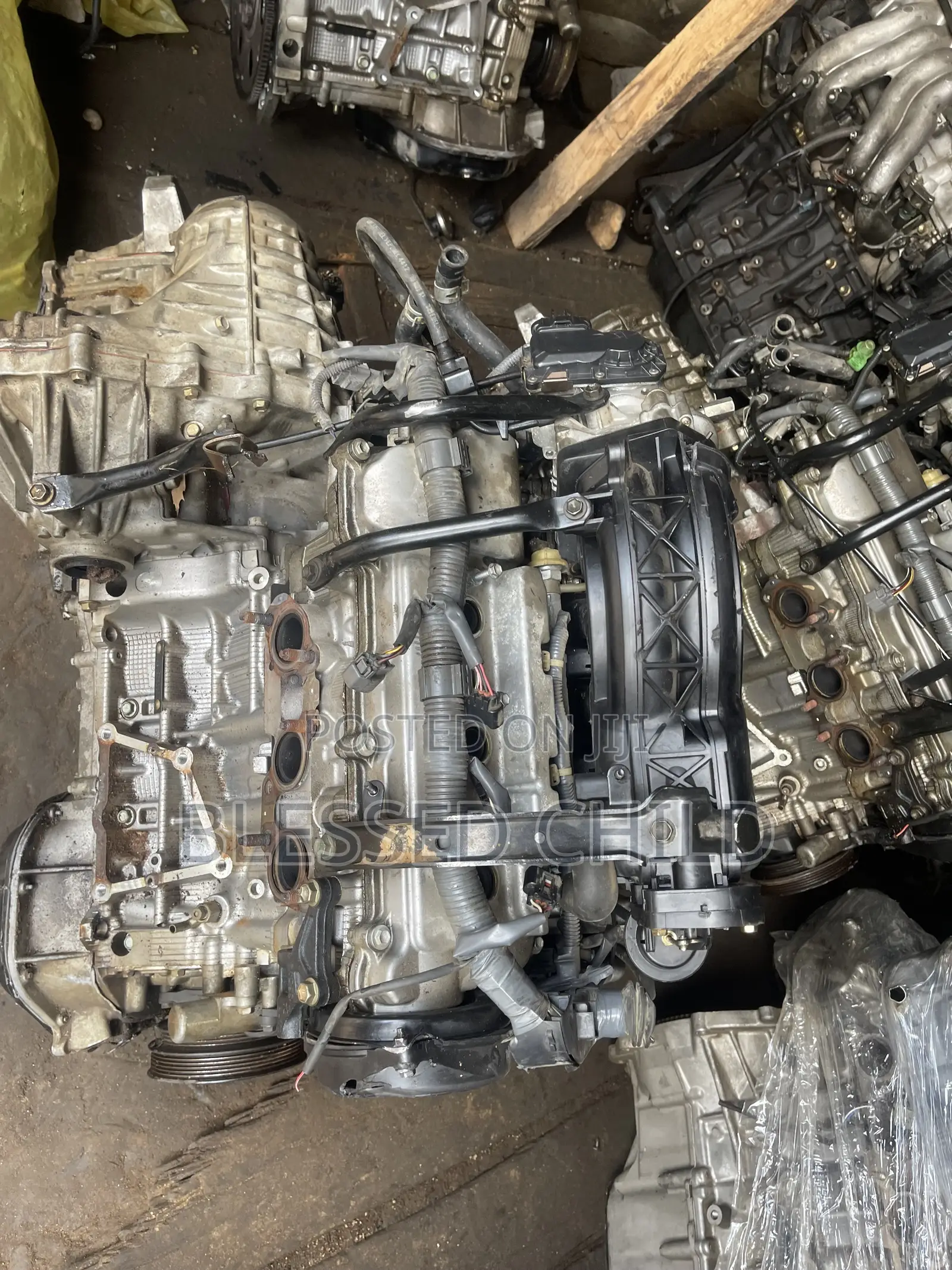 3mz-Toyota Sienna 2008 Engine and Gear Box 13pin -2wd