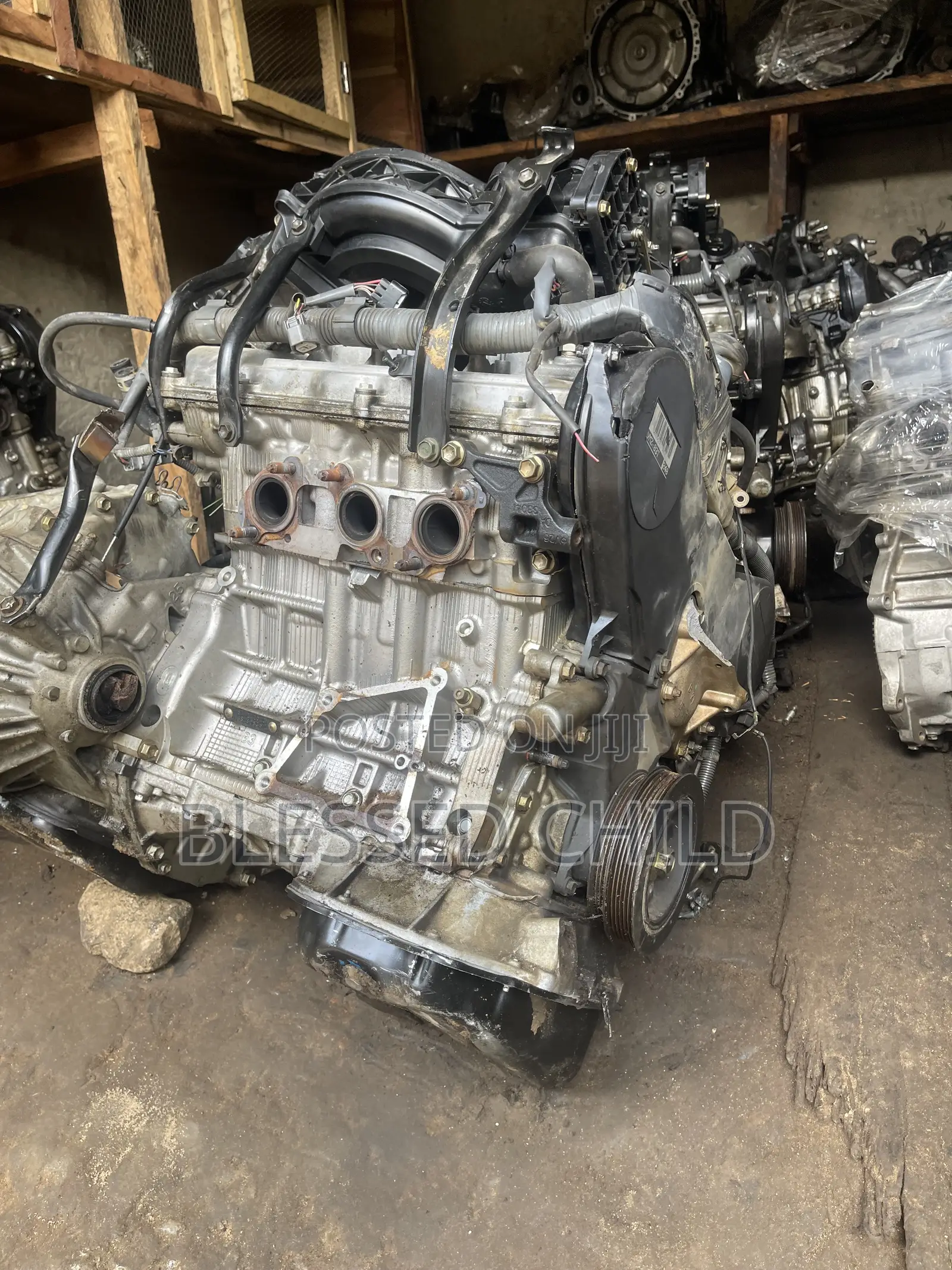 3mz-Toyota Sienna 2008 Engine and Gear Box 13pin -2wd