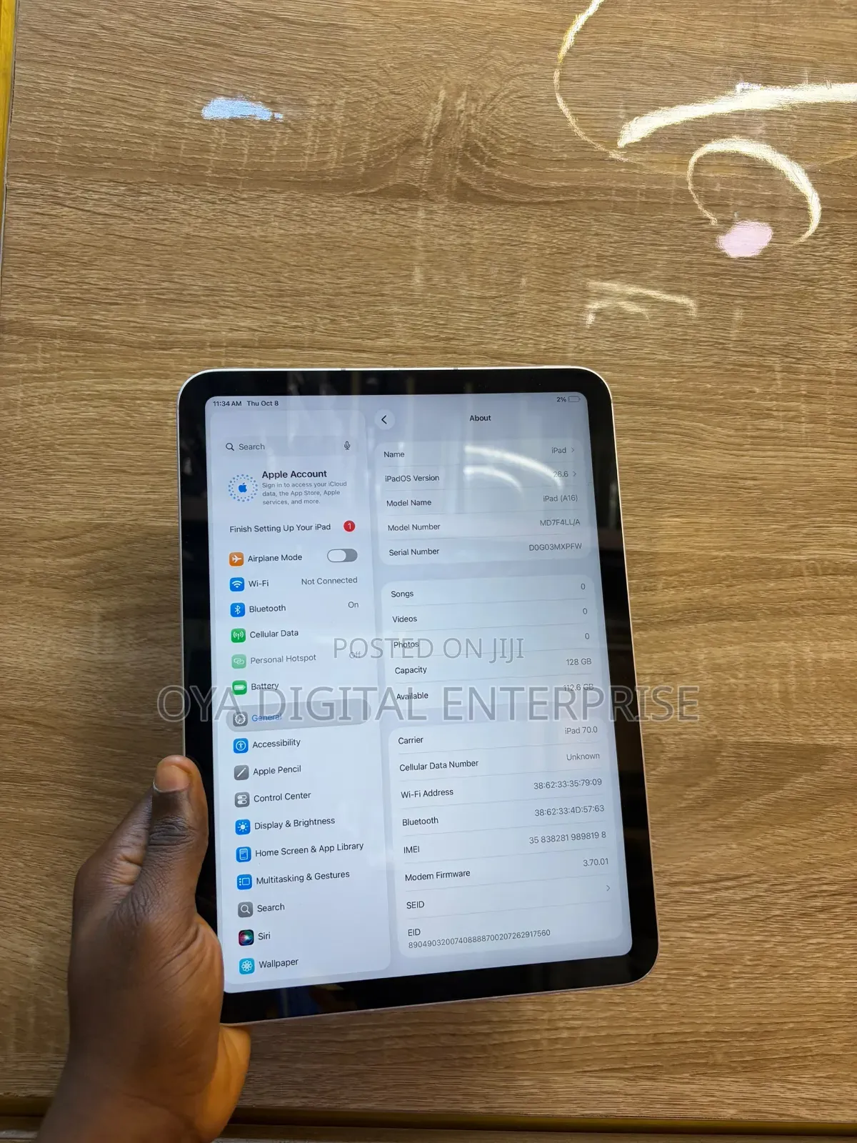 Apple iPad (2025) 128 GB Silver
