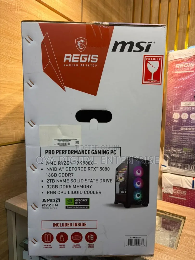New Desktop Computer MSI 32GB AMD Ryzen 9 SSD 2T
