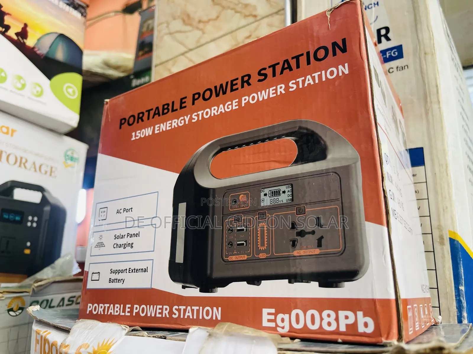 150watts Portable Solar Generator With Panel