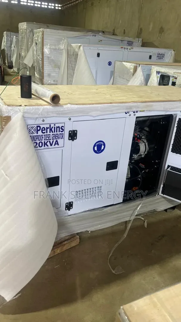 Brand New Perkins Soundproof Generator 20kva 3phase Inverter With  %
