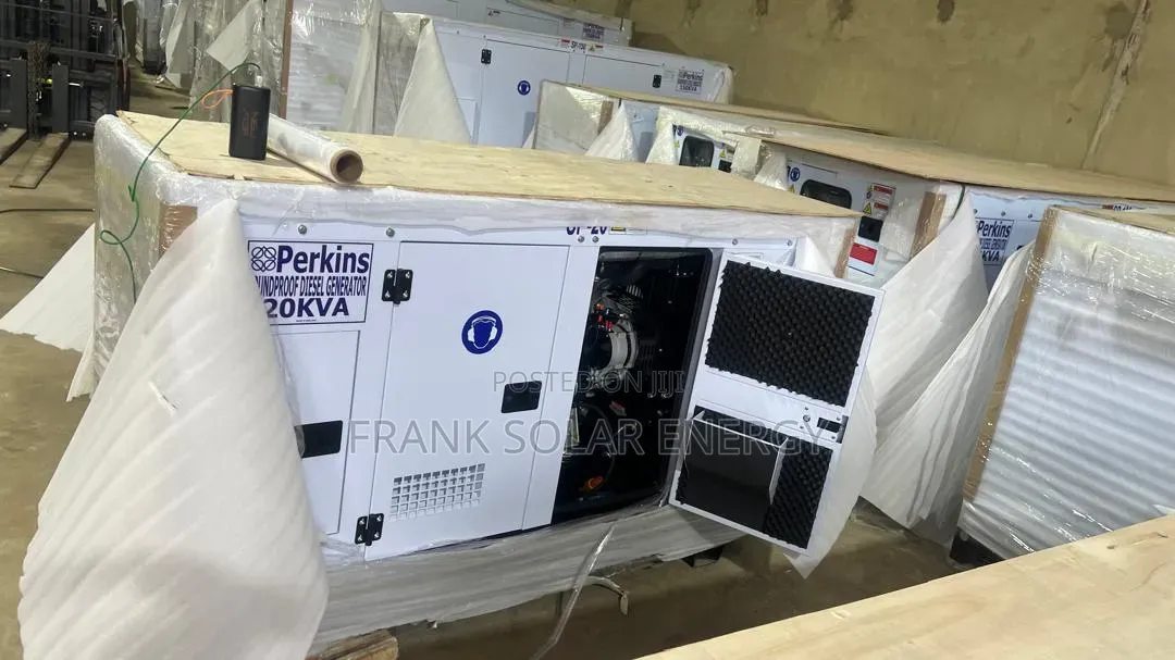 Brand New Perkins Soundproof Generator 20kva 3phase Inverter With  %