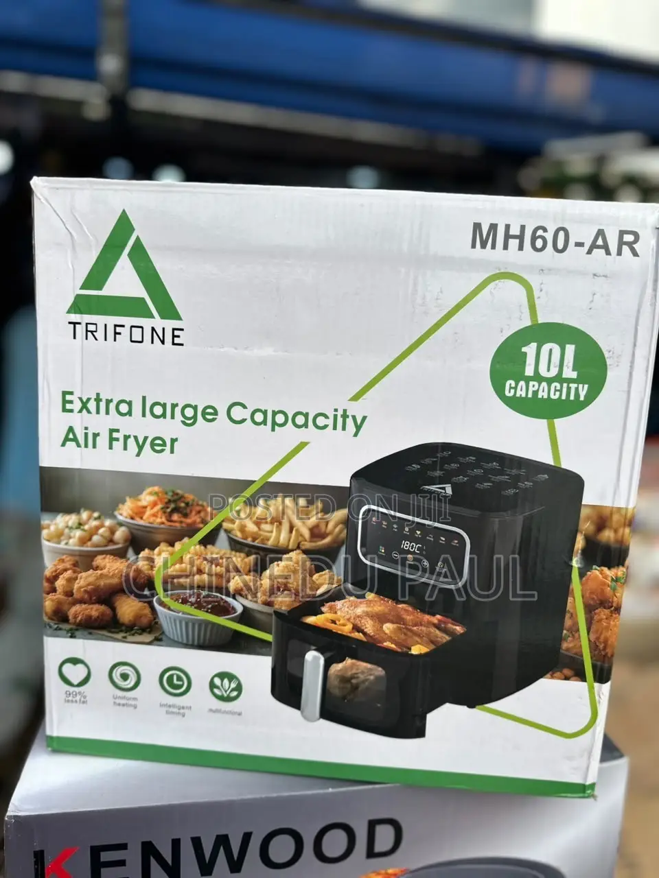 Trifone 10l Digital Extra Large Airfryer  Solar Friendly