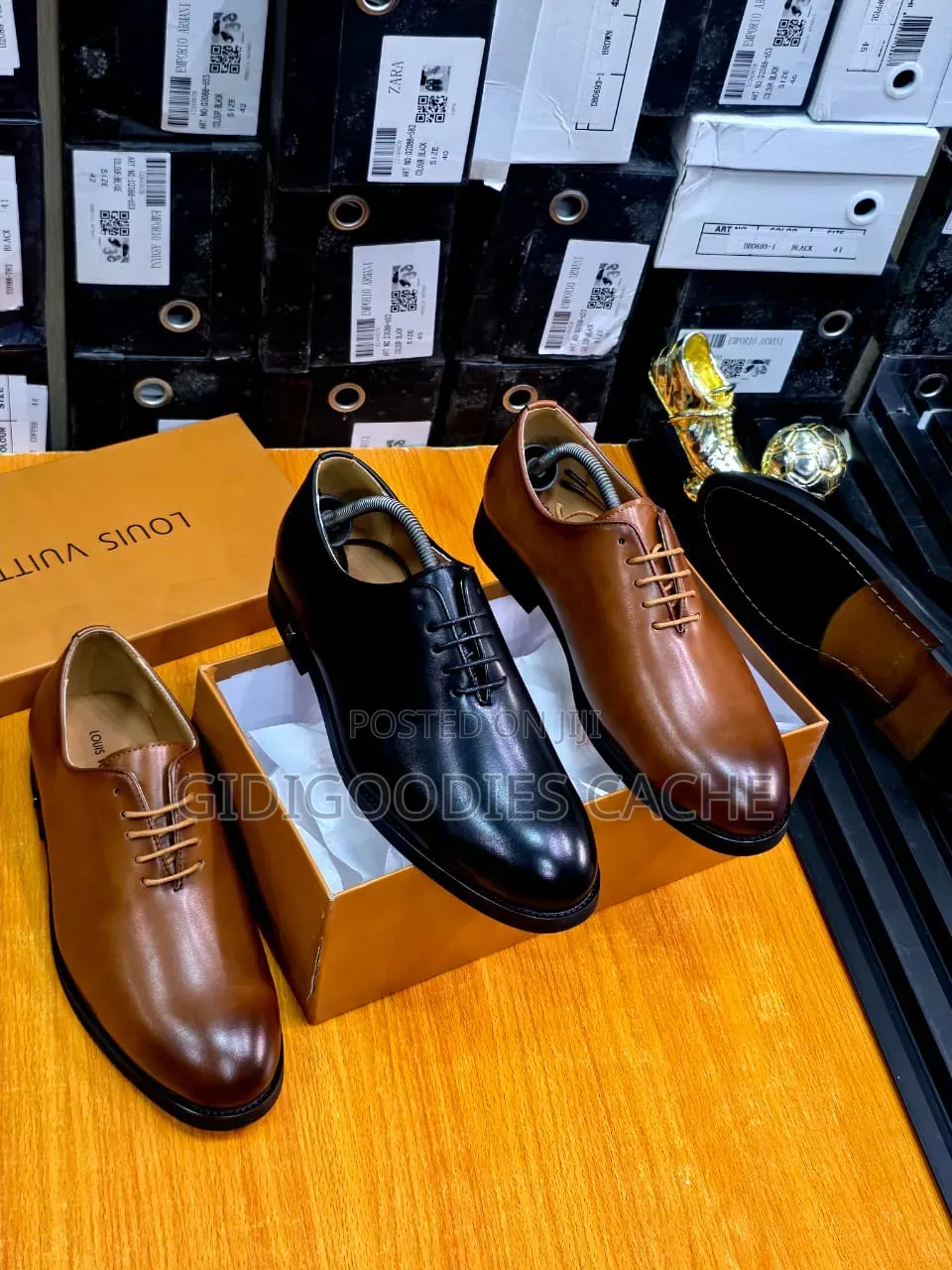 Men's Formal Oxford Shoes in Black/Brown
Size 41-48