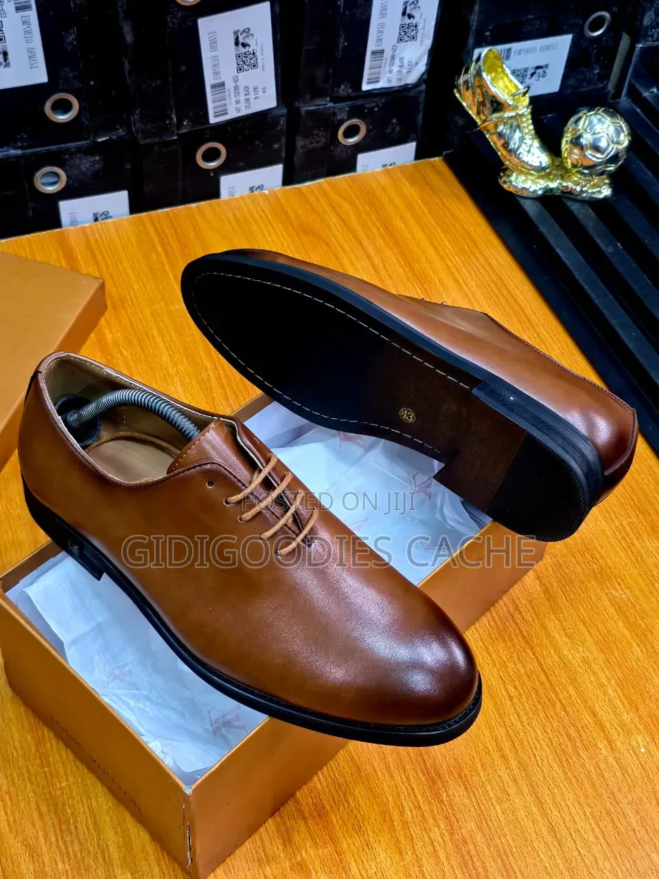 Men's Formal Oxford Shoes in Black/Brown
Size 41-48