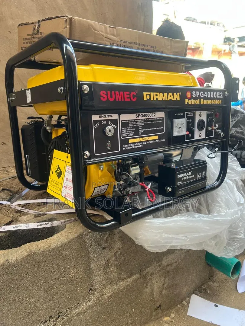 Brand New Firman Petrol Generator 4.5kva %copper