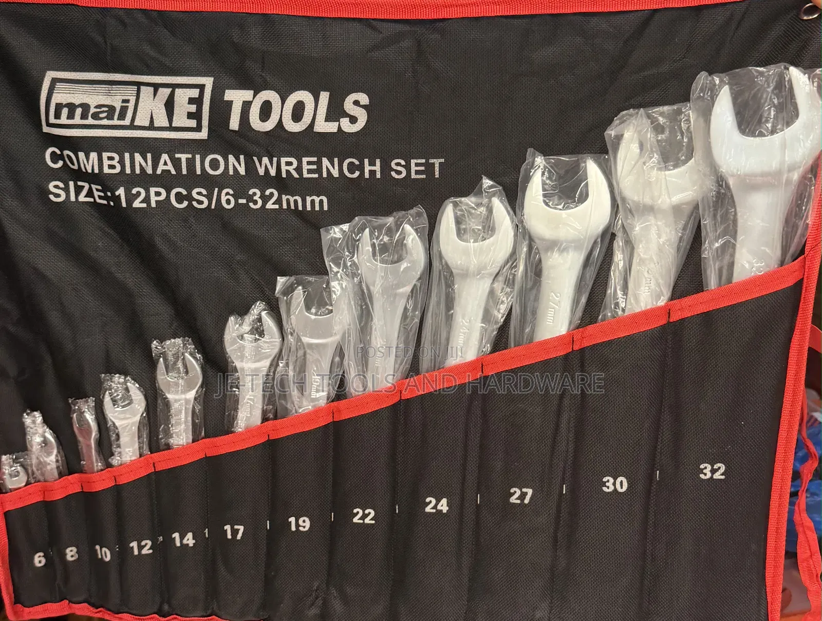 Maike Tools 12-Piece Combination Wrench Set (6–32mm)
