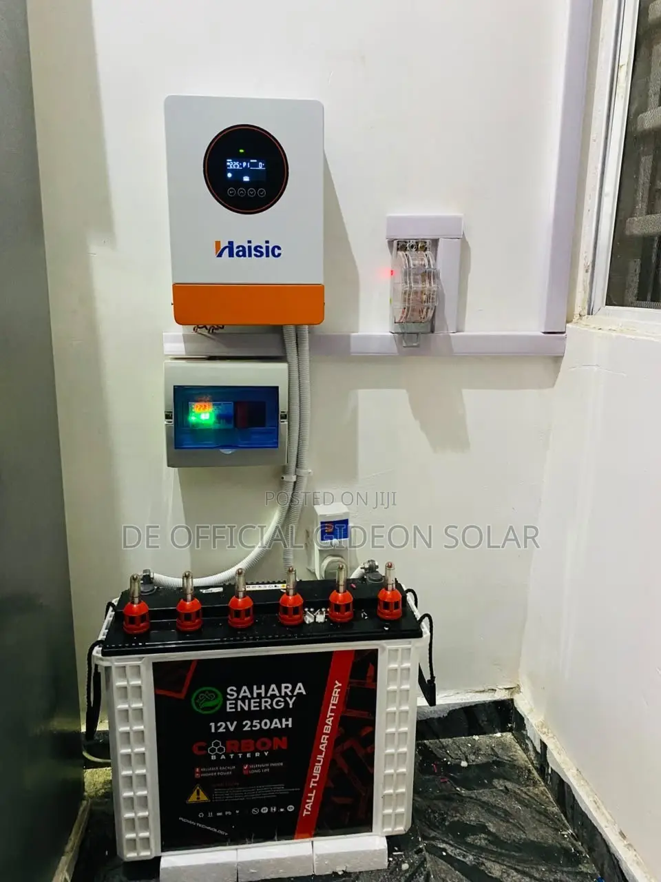 1.5KVA Inverter + 250A Tubular Batt + 200watts Panel X4 + Installation