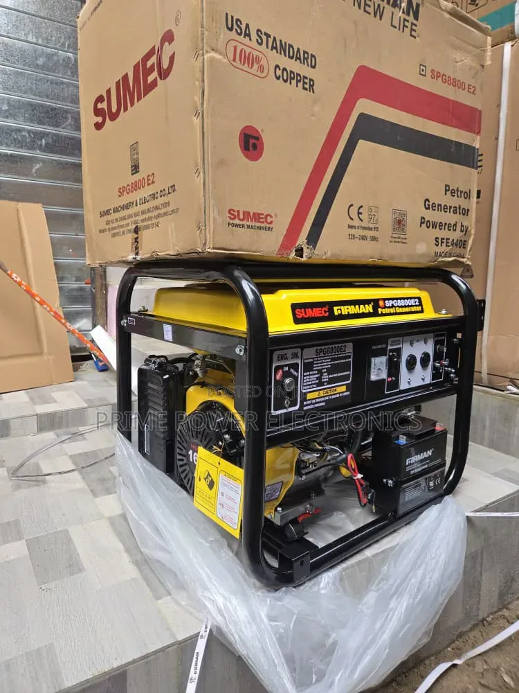 Original Sumec Fireman 10kVA Petrol Generator for Sale