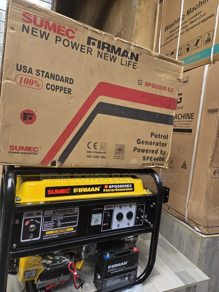 Original Sumec Fireman 10kVA Petrol Generator for Sale