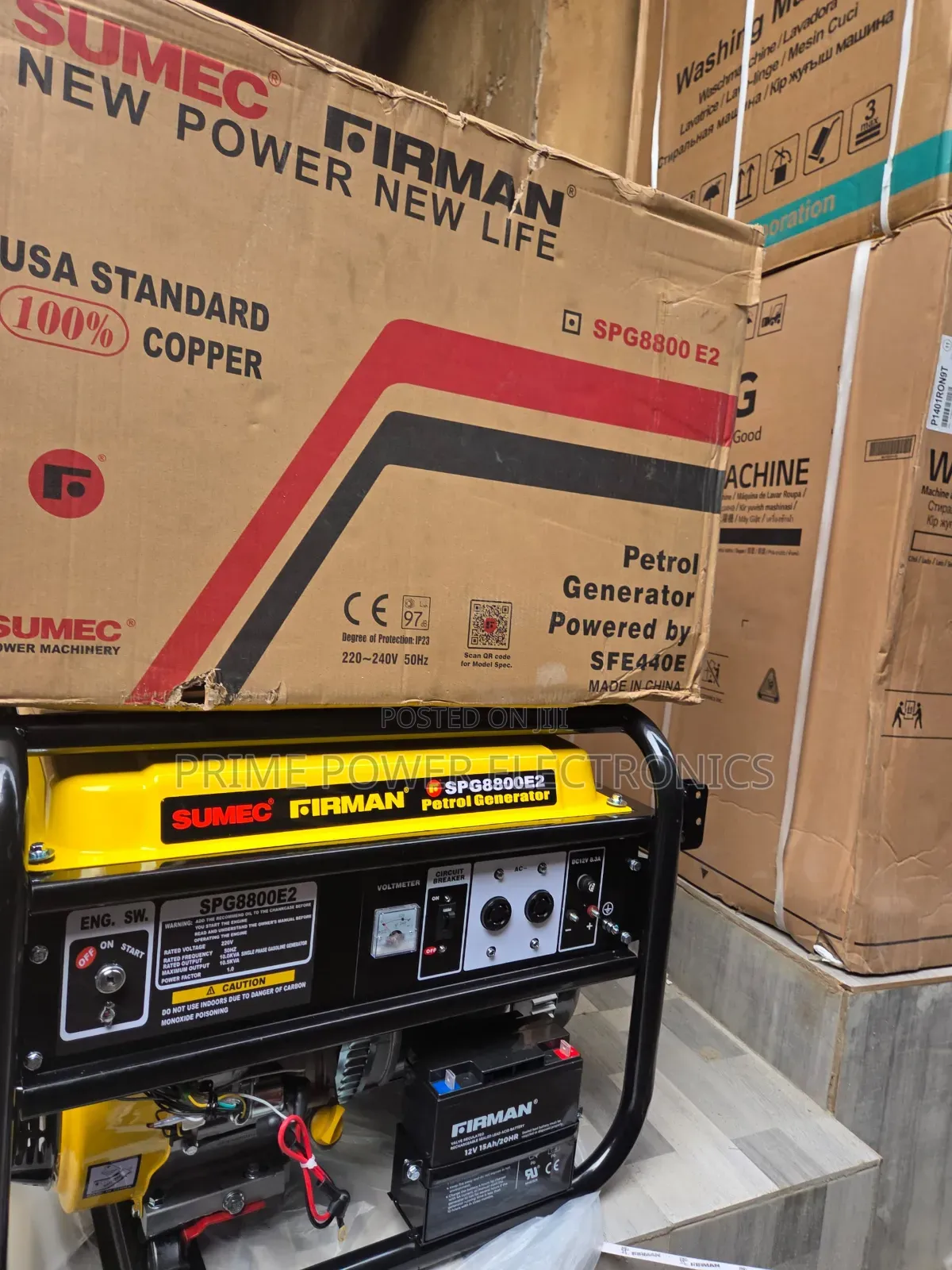10kVA Sumec Fireman Generator for Shops and Offices