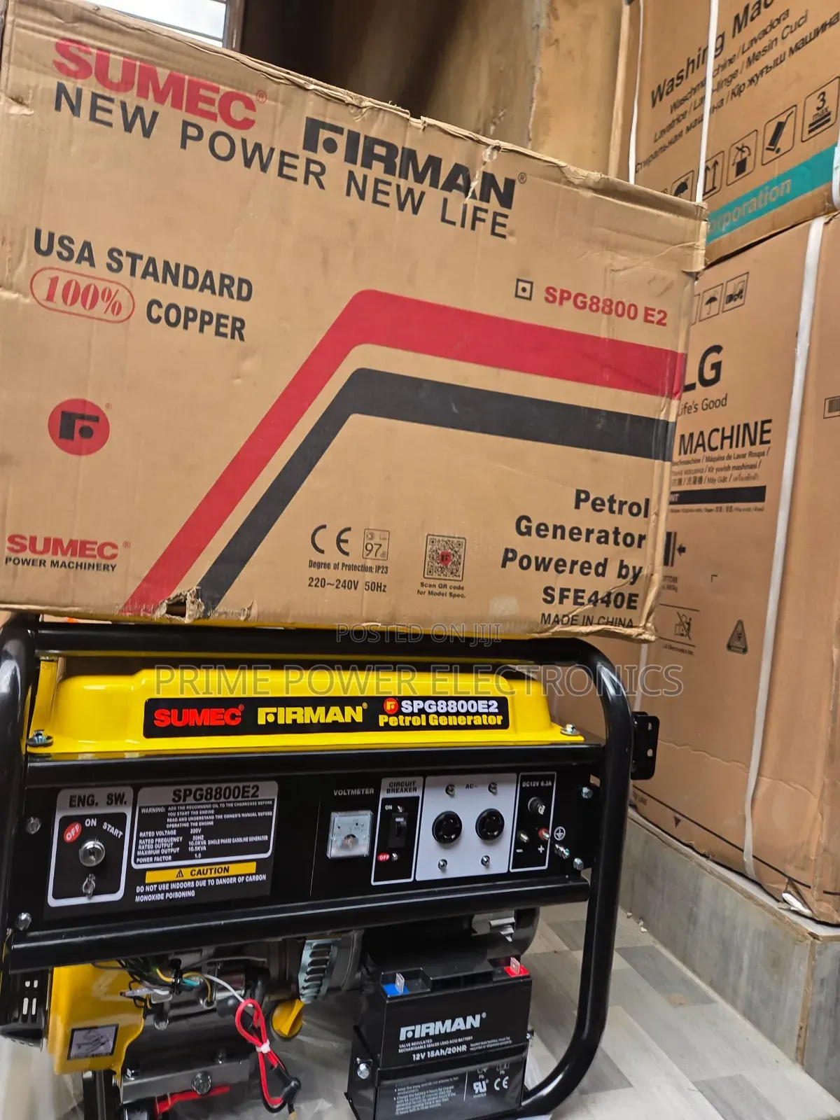 Sumec Fireman 10kVA Petrol Generator for Commercial Use