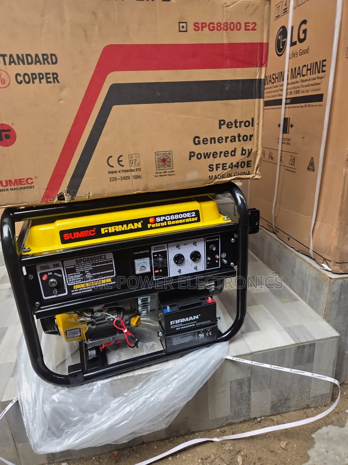Sumec Fireman 10kVA Petrol Generator for Commercial Use