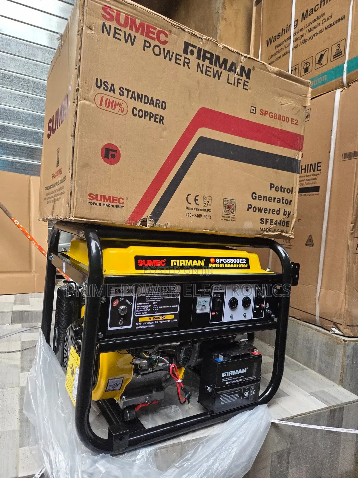 Order Your 10kVA Sumec Fireman Petrol Generator Today