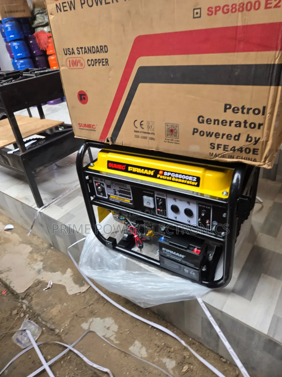 Order Your 10kVA Sumec Fireman Petrol Generator Today